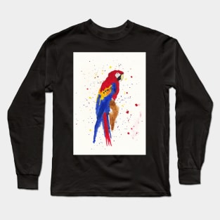 Red and Blue Macaw 1 Long Sleeve T-Shirt